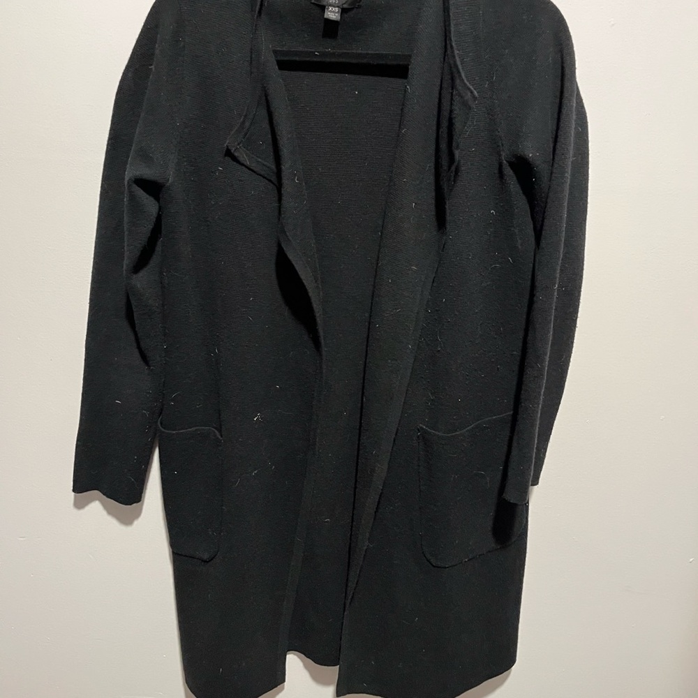 J crew oversized cardigan sweater size XXS XS black